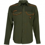 Camicia Pinzolo Elast. Verde E Arancione