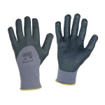 Guanto Nitrile Nero Puntinato