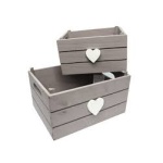 Cassetta Legno Con Cuore