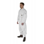 Tuta compatta bianca