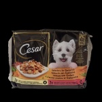 CESAR BUSTE IN GELATINA POLLO MANZO 4X100GR.